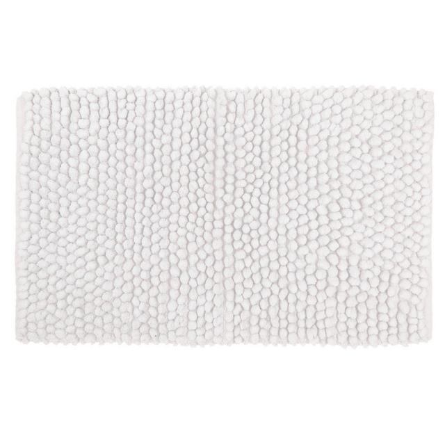 Haven Pebble 21" x 34" Bath Rug in Coconut Milk