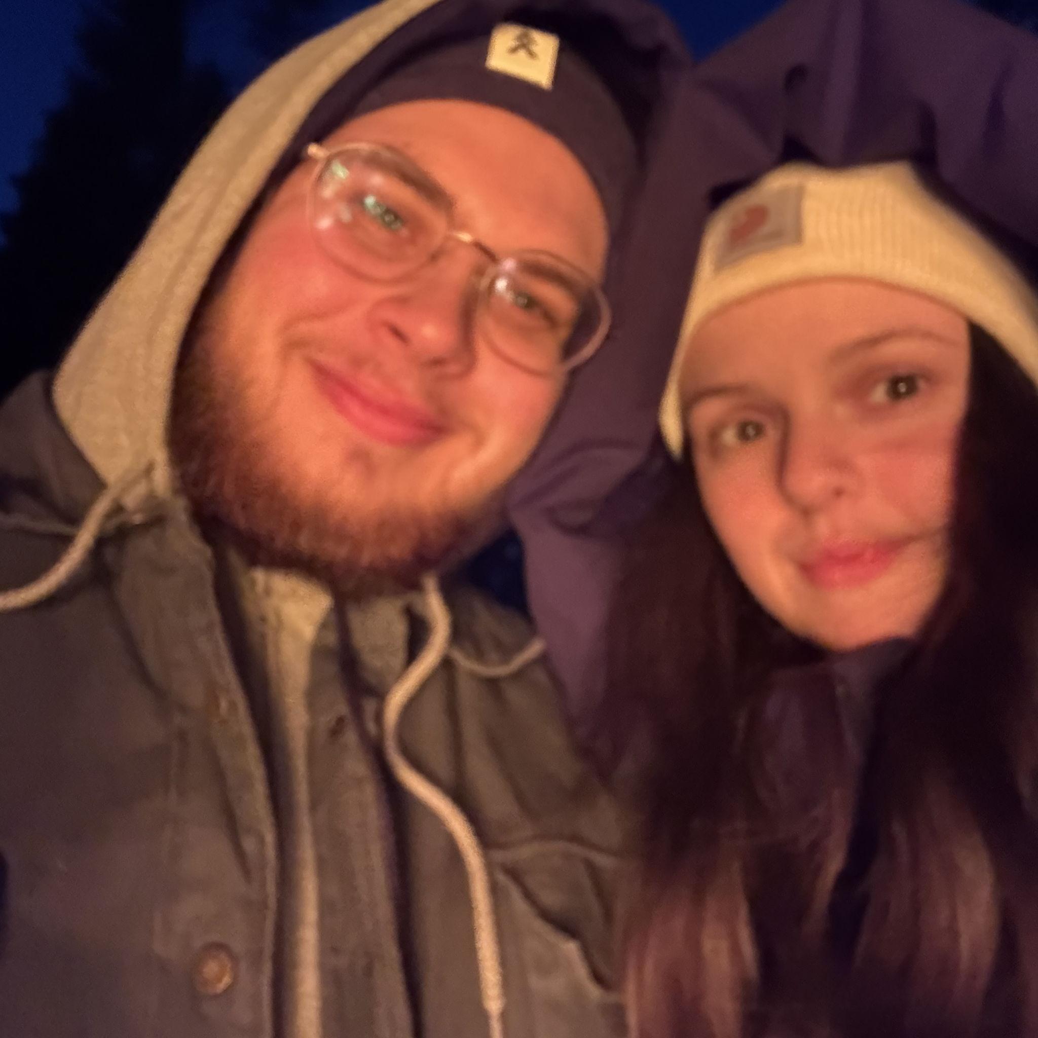 Us at an Antioch bonfire