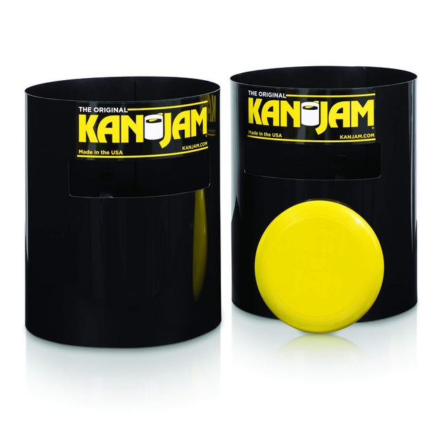 Kan Jam Portable Disc Slam Outdoor Game - Features Durable, Weather Resistant Material - Includes 2 Kan Jam Targets and 1 Flying Disc; Multiple Styles Available