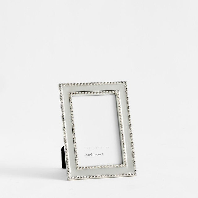 Silver Dotted Frame 4X6