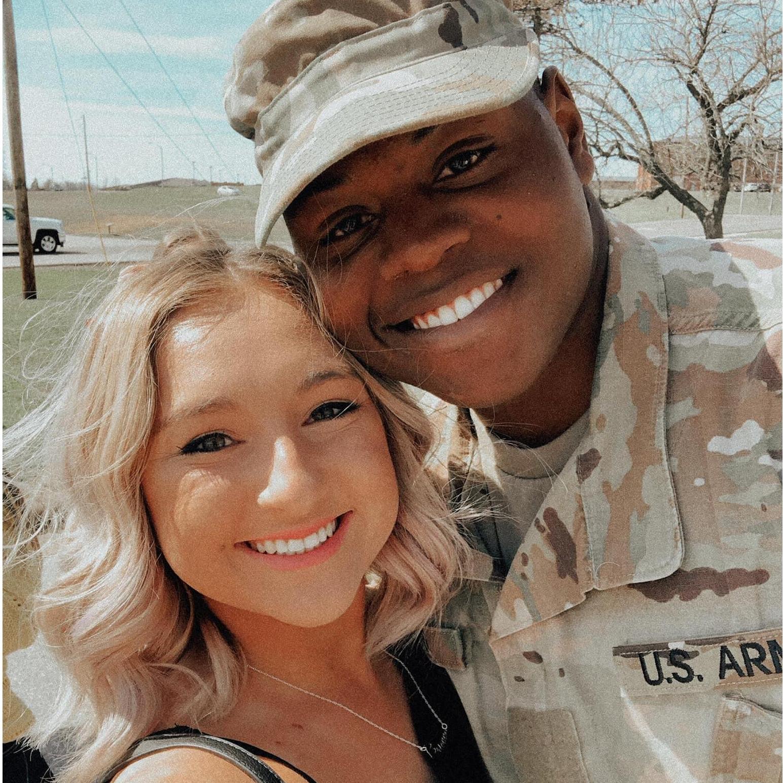 The BEST day yet. The day I got to see Mj after being away from each other with no communication except letters for 12 weeks. His basic training graduation.