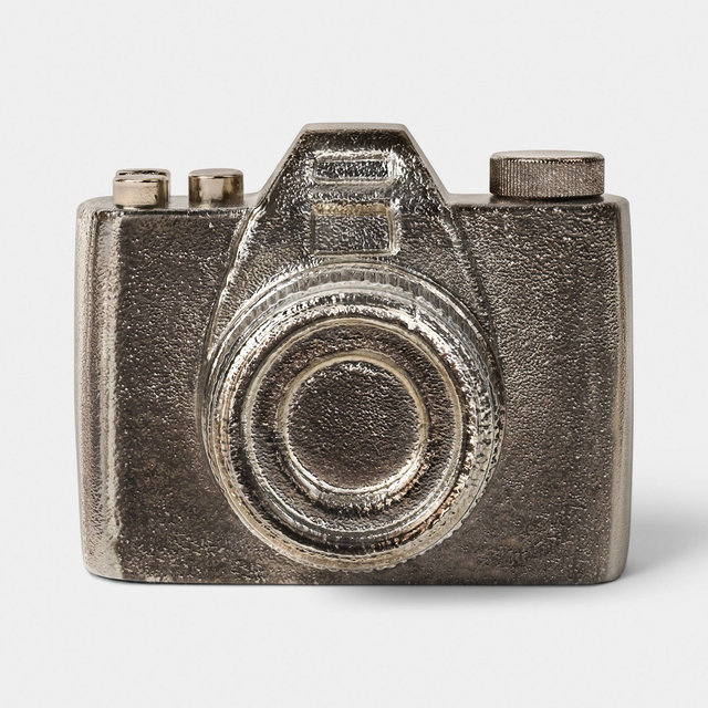 Cast Metal Silver Camera - Room Essentials™