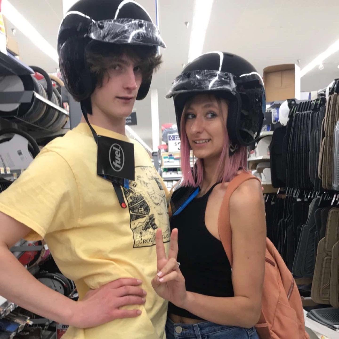 Summer 2018 - Peighton gets a moped! (Picture not approved by Chris lol)