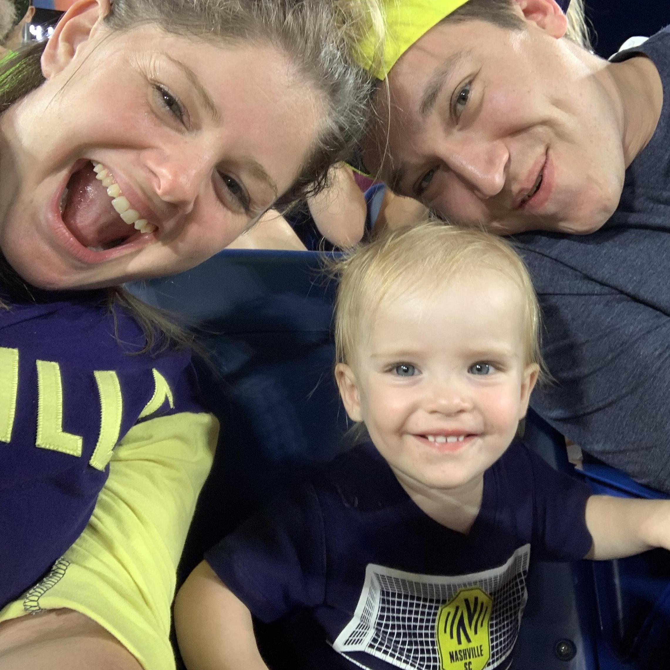 We've become pretty big Nashville SC fans, but we really love this girl.
