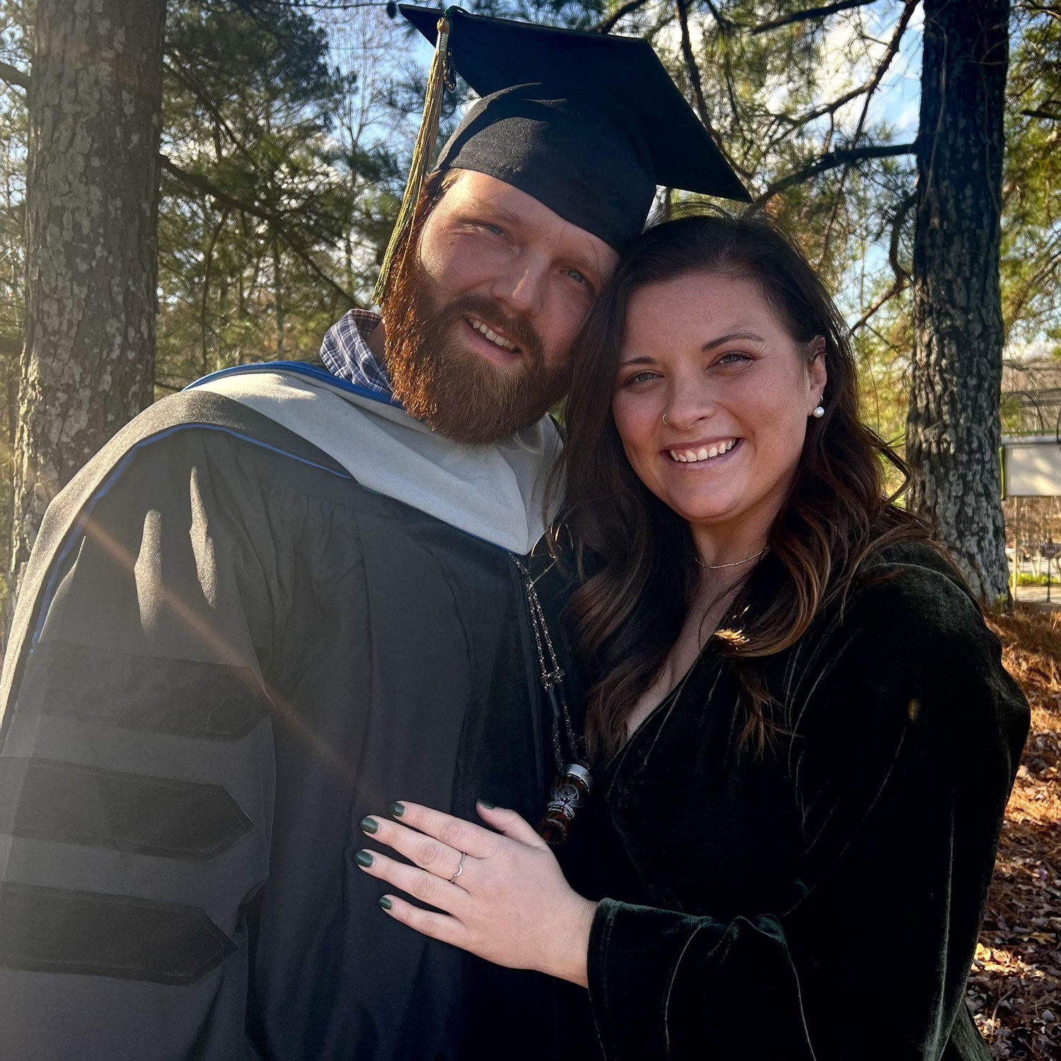 The one where my man is a Doctor. So freaking proud of him and all the work he put in to get where he is today.