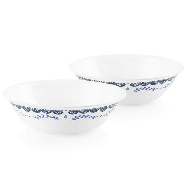 Corelle Coordinates Portofino Serving Bowl, 1 Quart, 2 Pack