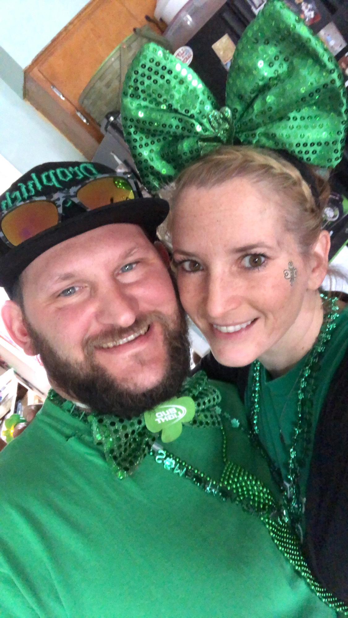 St Patrick’s Day 2018. Right before Mike proposed!