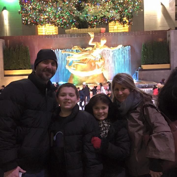 Our first trip together, before we were a family :) Rockefeller Center, Midnight Ice Skating (we were the last on the ice) Dec 2015
