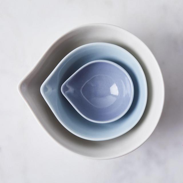 Nested Ceramic Pour Bowls (Set of 3)