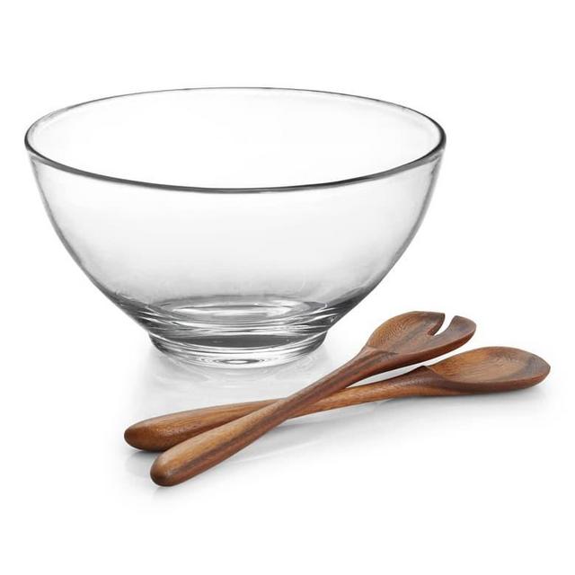 Nambé Moderne Salad Bowl & Servers