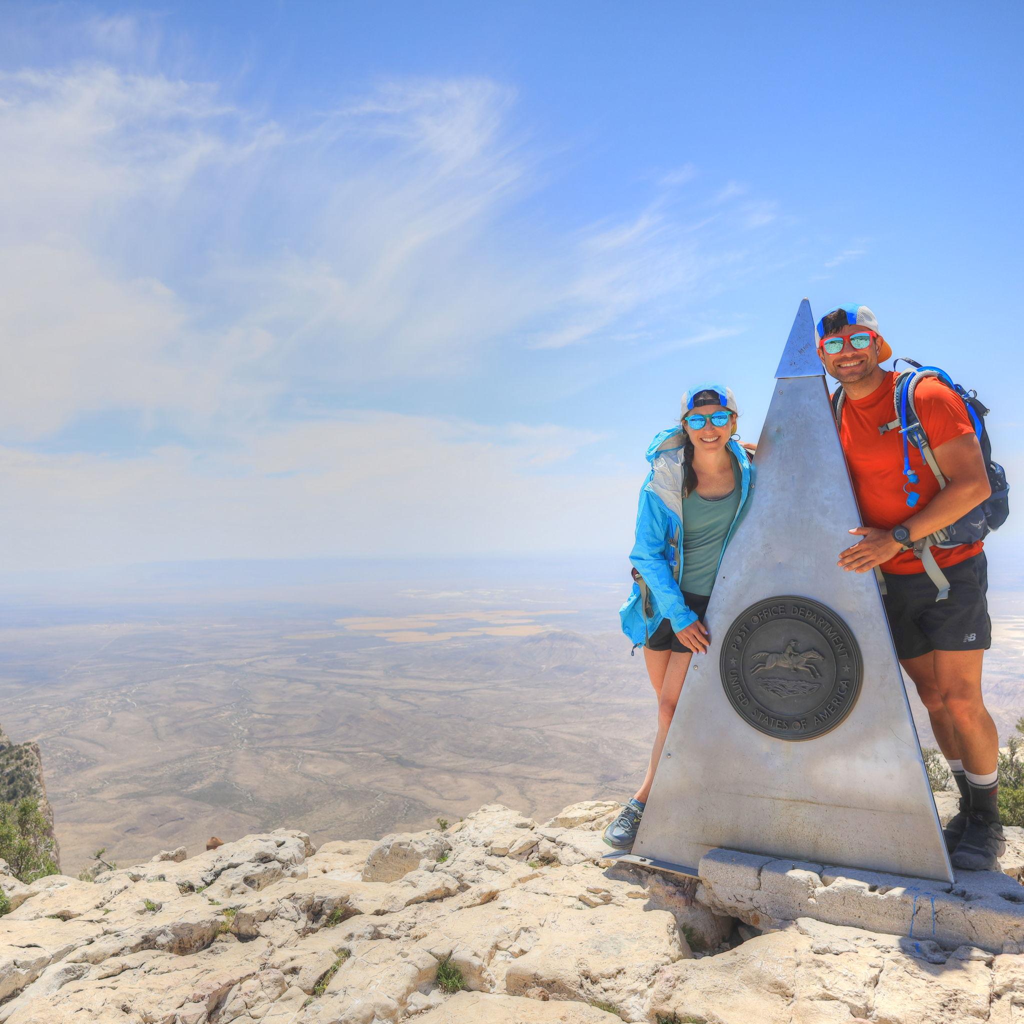 The first place Michelle told me she loved me. The highest place in Texas. Guadalupe Mountains National Park in May 2023