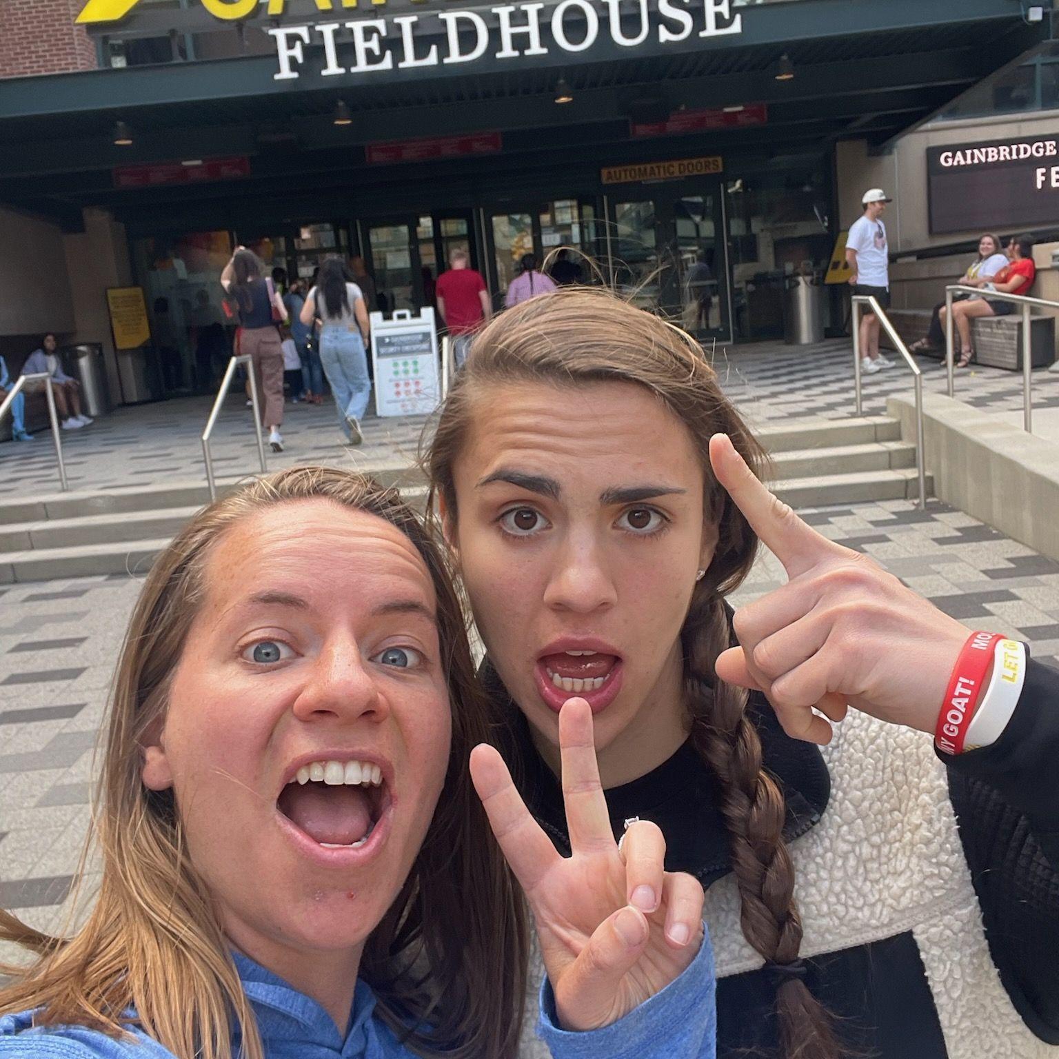 Drove to Indy to watch the Chicago Sky open their 2025 season to the Indiana Fever