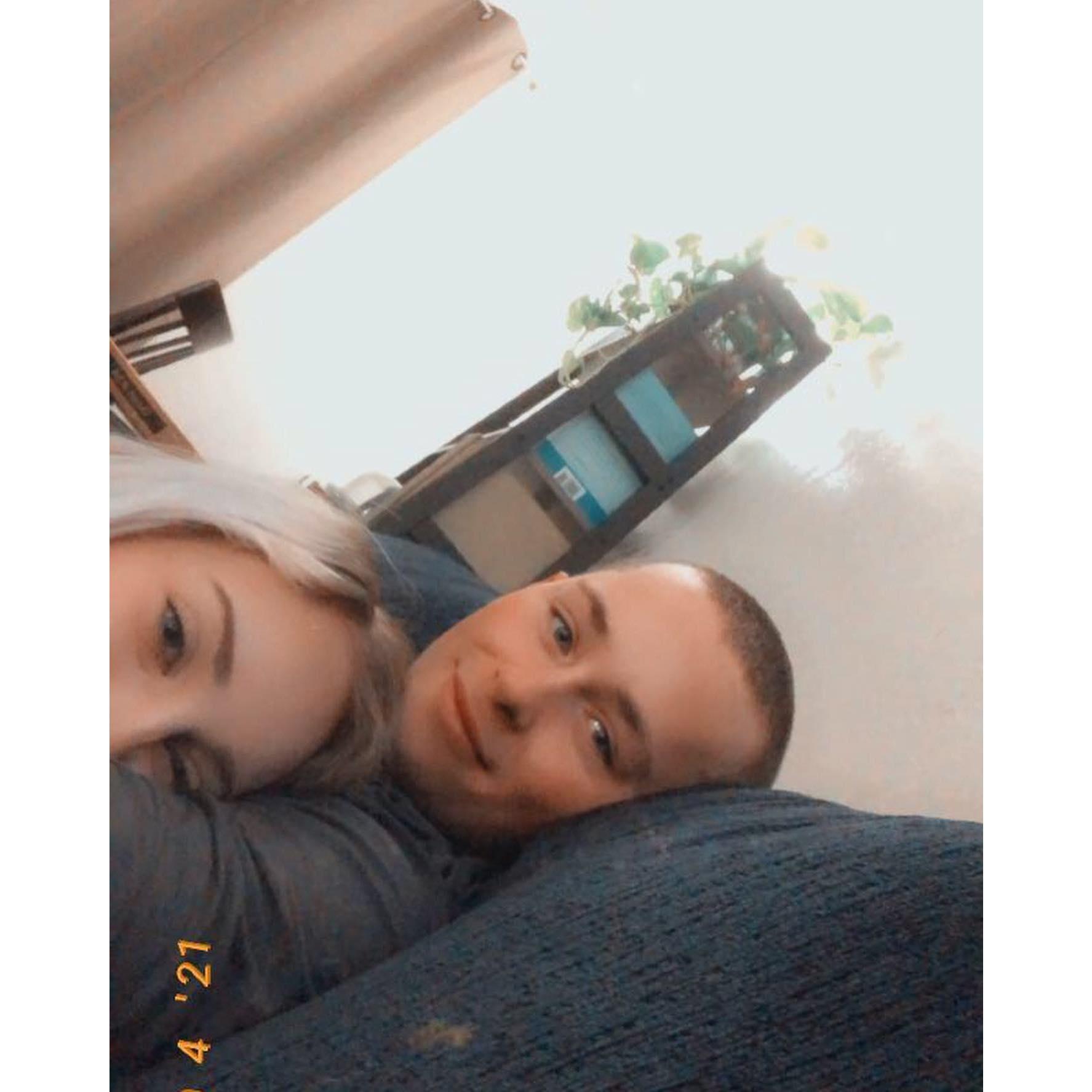 One of the first times they hung out.