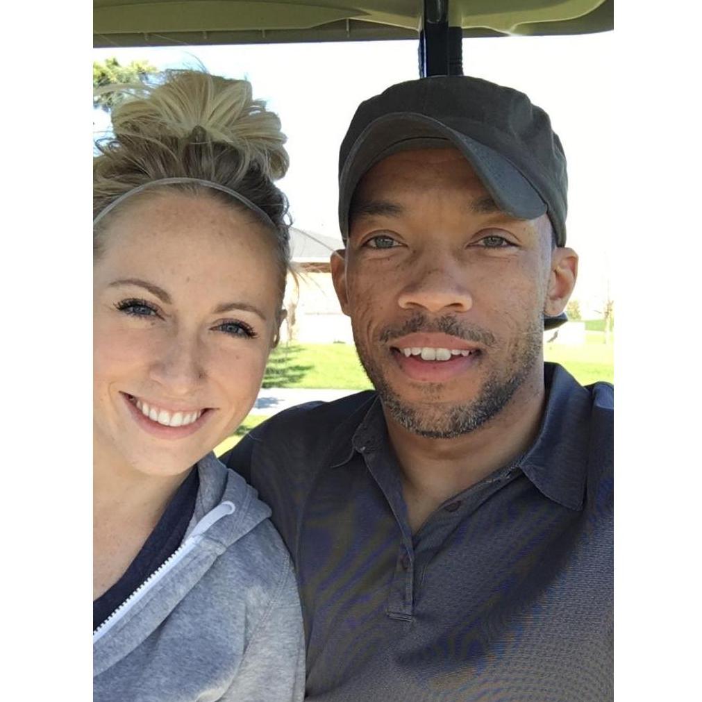working on our golf game