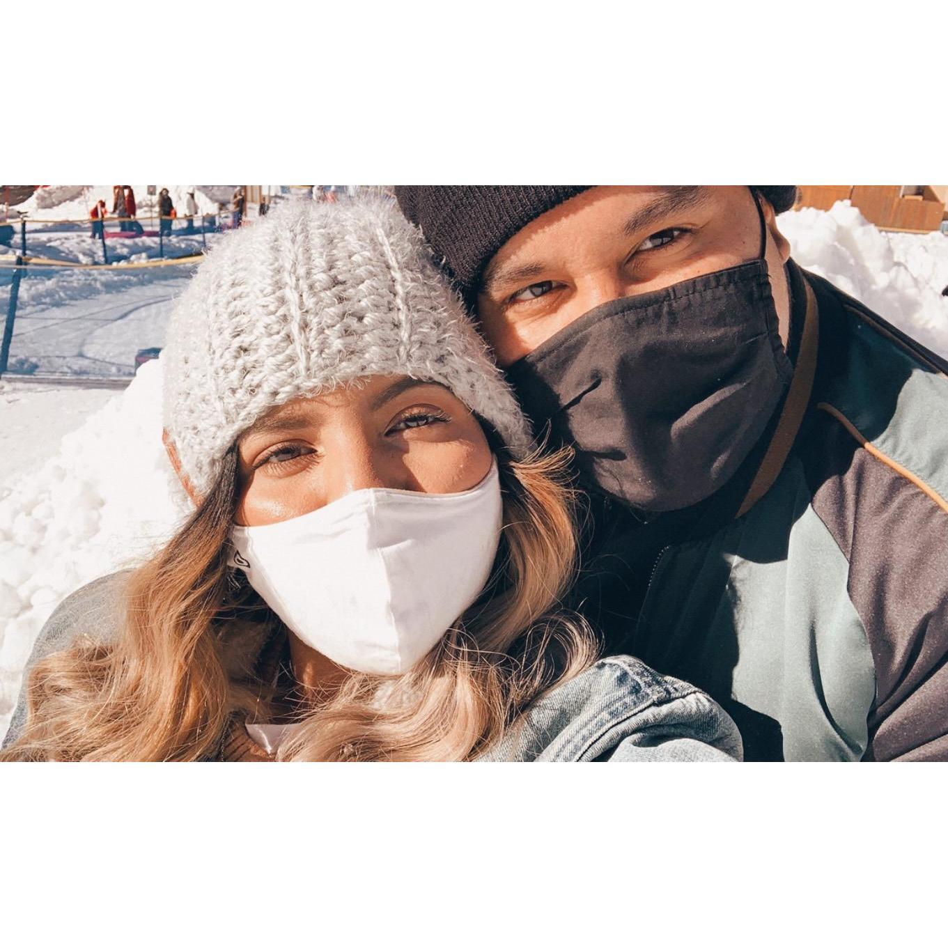 Our first christmas in a pandemic together <3