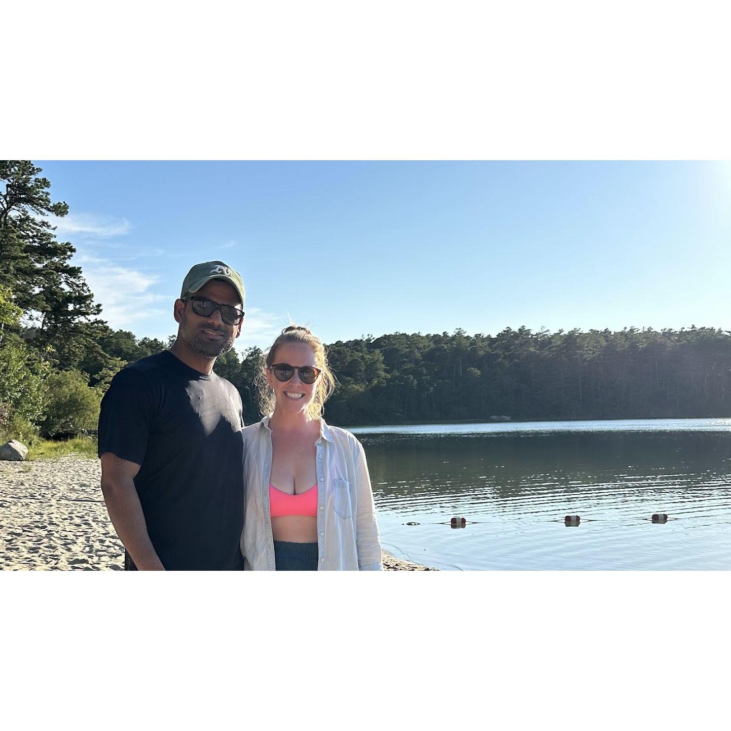 Shubh's first trip to Cape Cod