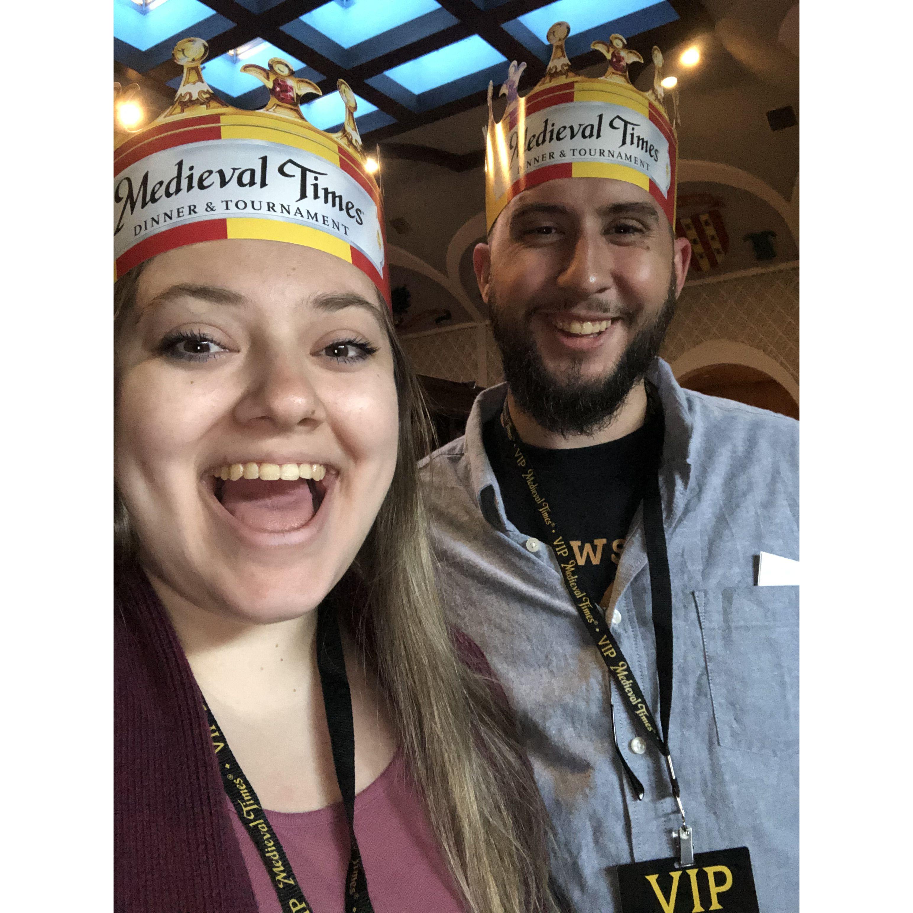 Us at Medieval Times in California summer of 2023!