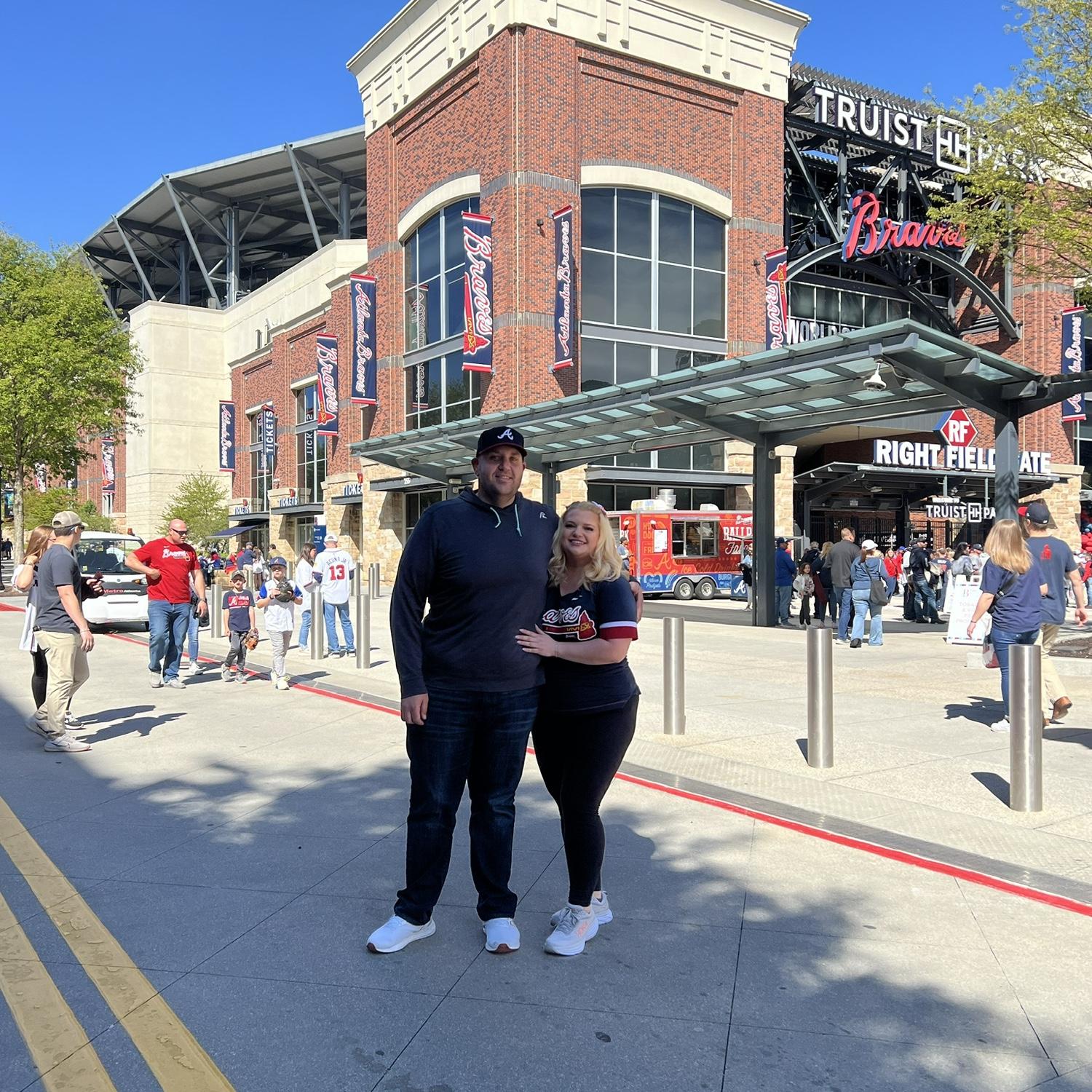 Dan’s first Braves game!