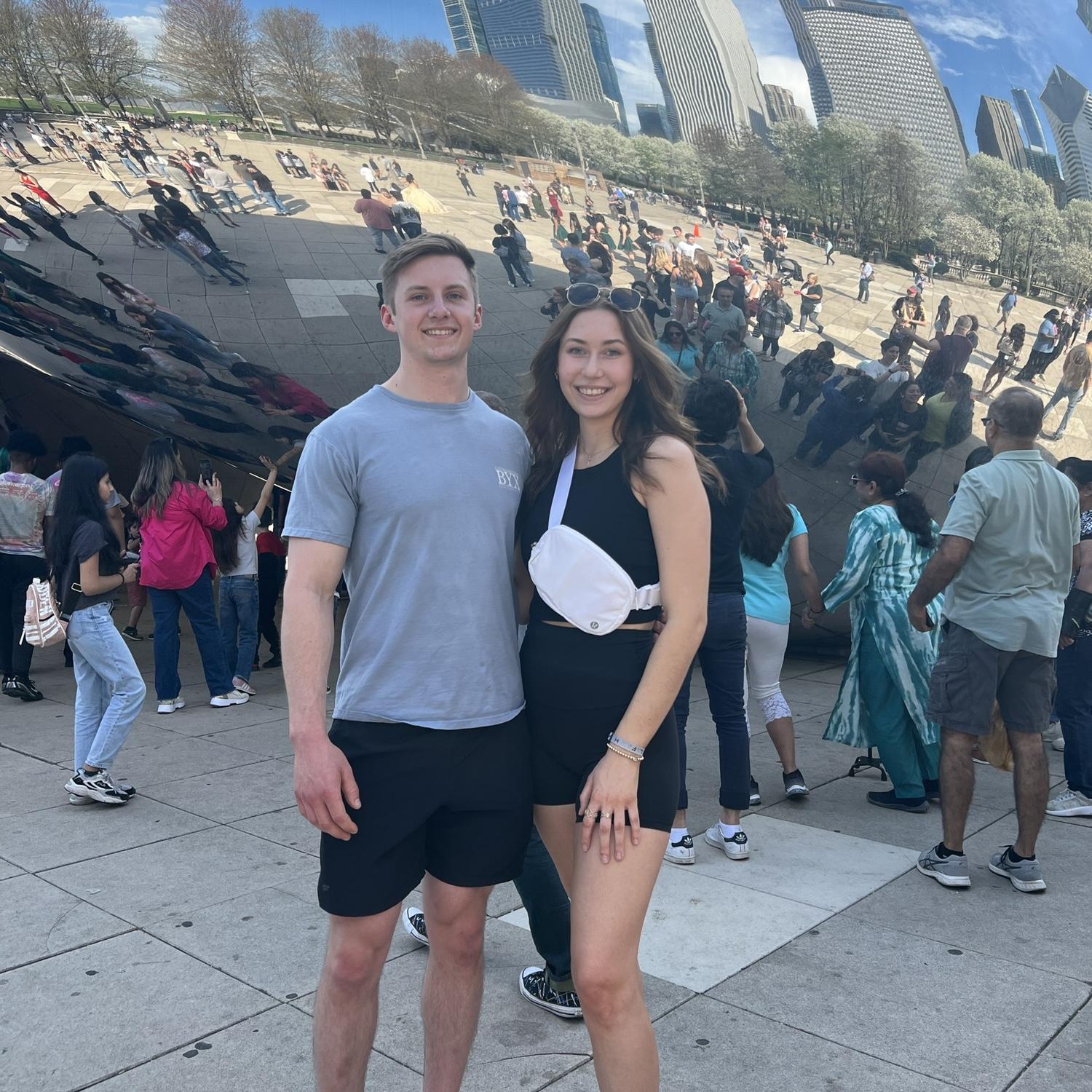 BYX Formal in Chicago — Our First Picture as a Dating Couple