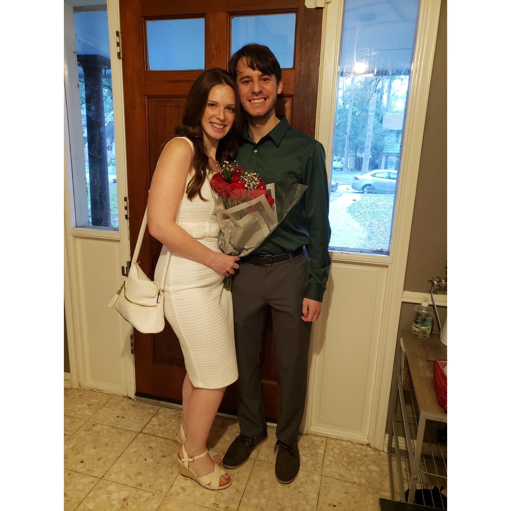 Our last Valentines day before getting married