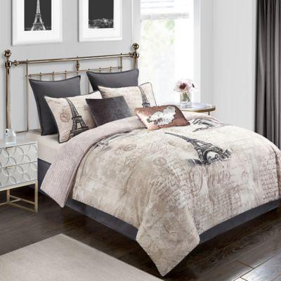 Paris Reversible Comforter Set