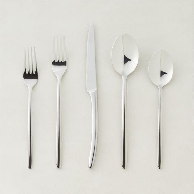 20-Piece Zoey Shiny Silver Flatware