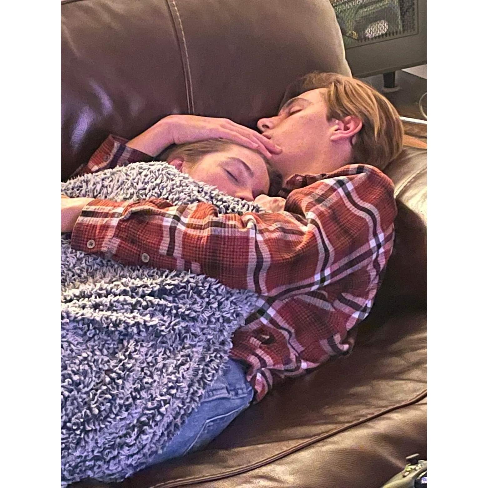 Just a cute photo. I (James) am always looking to get a good day nap in.