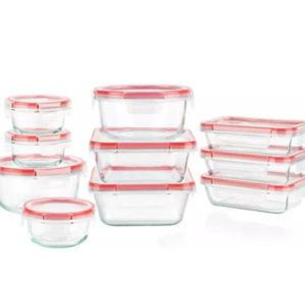 Pyrex 20pc Glass Freshlock Food Storage Set