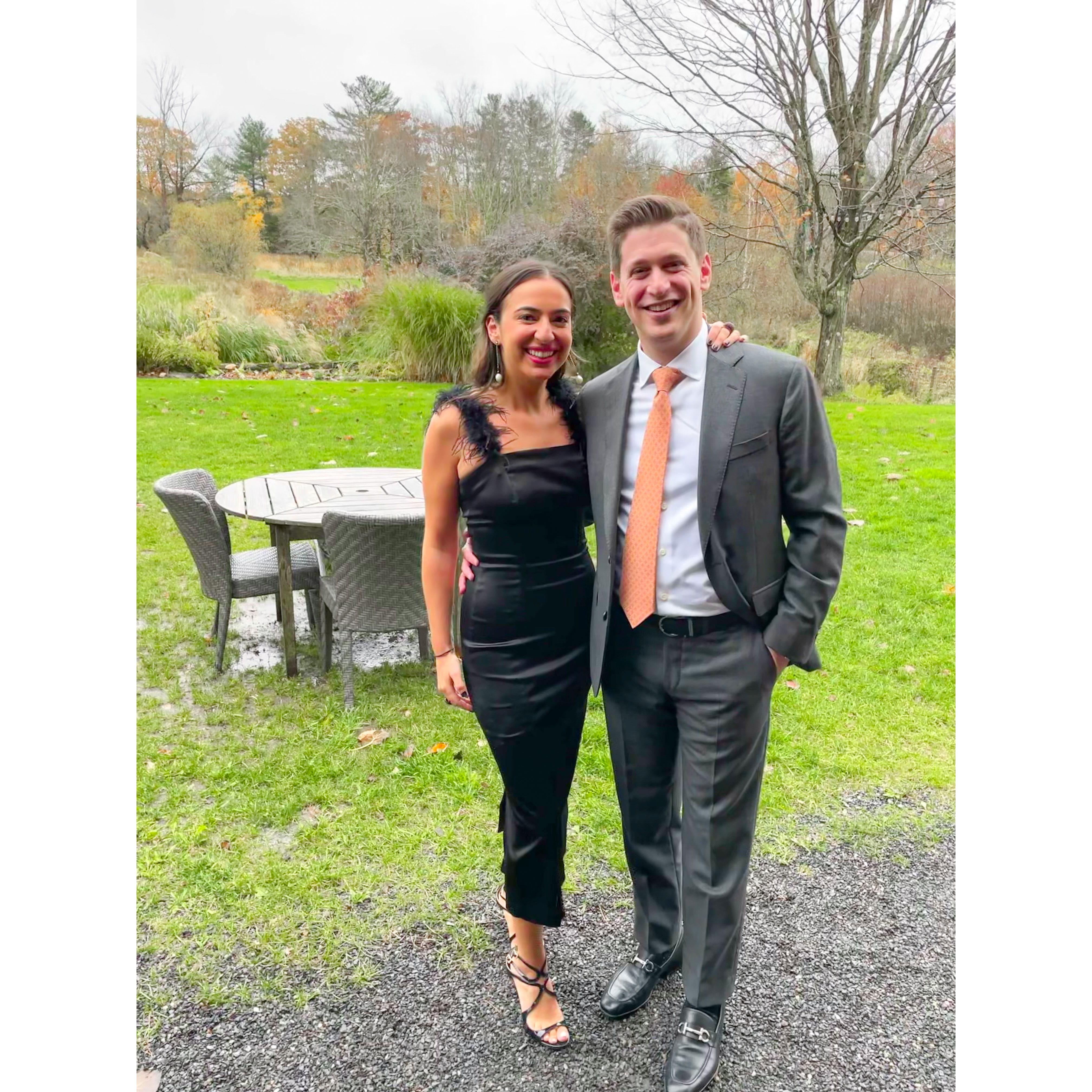 at a wedding... in the berkshires!