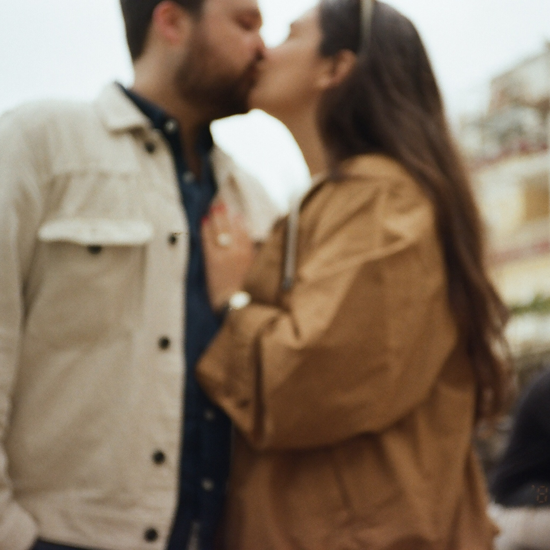 Moments after we got engaged