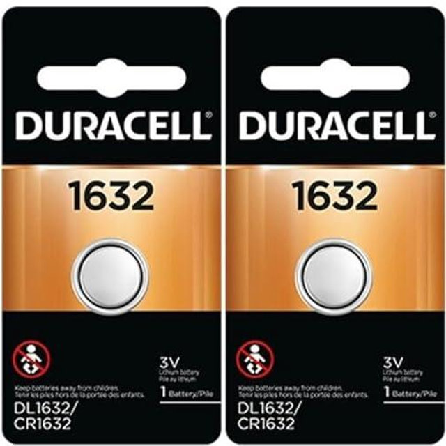 2 X 4 Pcs Lithium Battery ECR1632 CR1632 DL 1632 3V Batteries