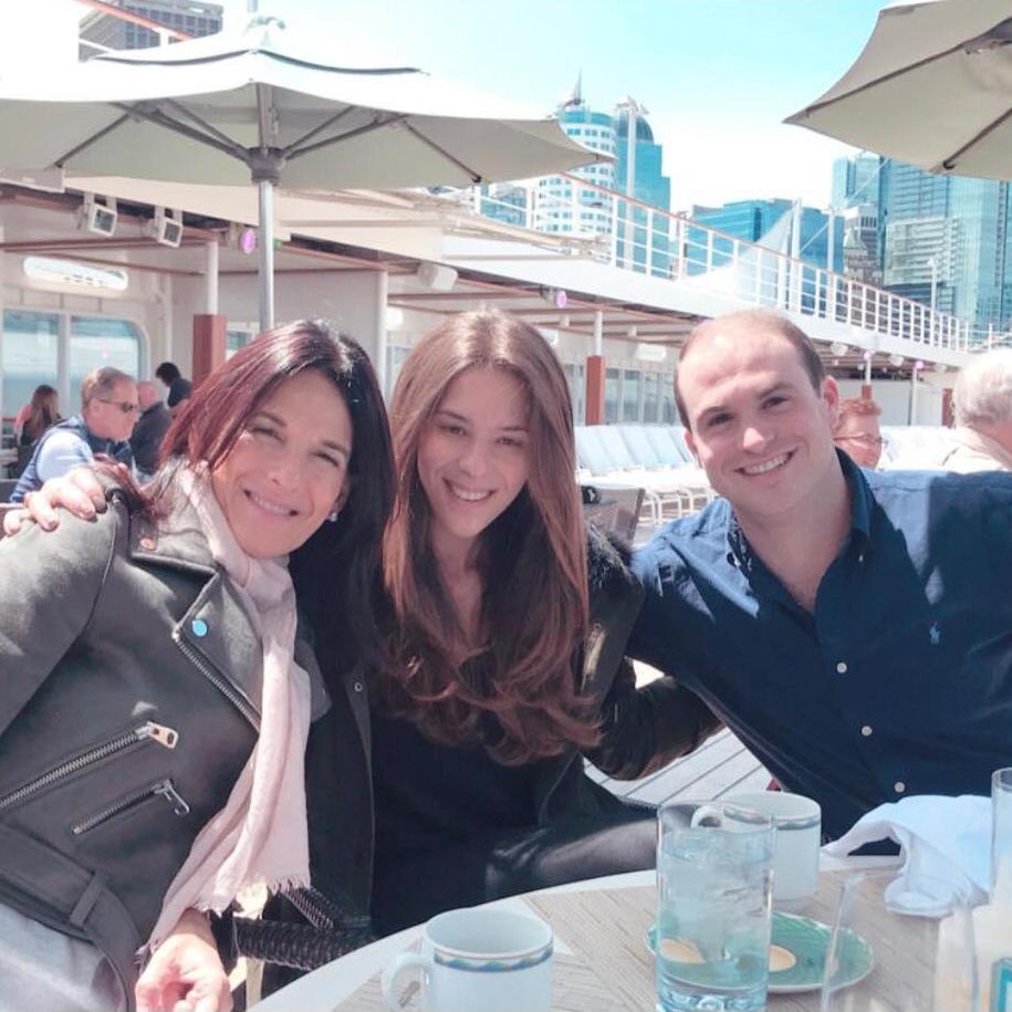 In Vancouver about to set sea for Alaska with Hailey's mom, Michelle