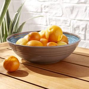 Caprice Blue Melamine Serving Bowl