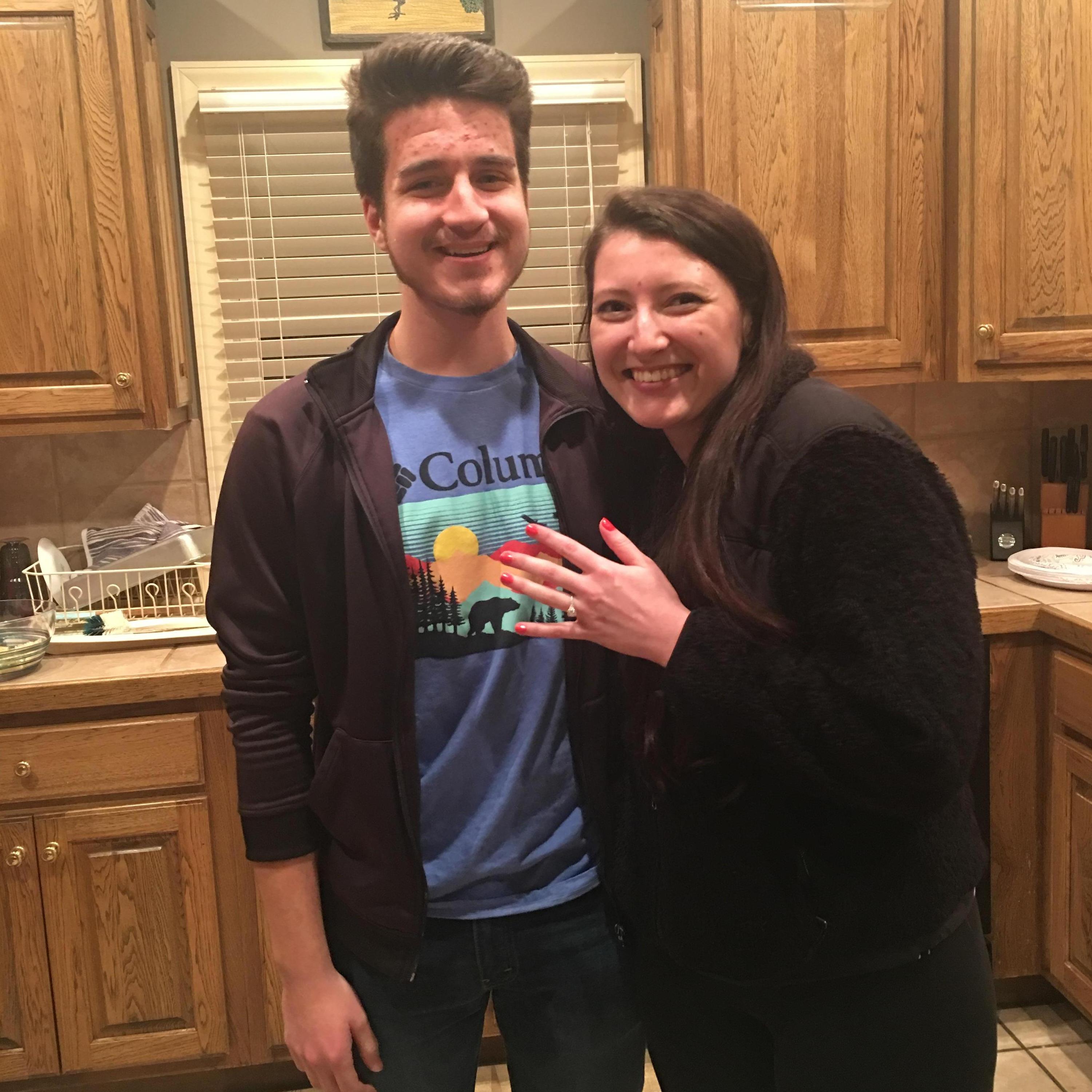 The night we got engaged