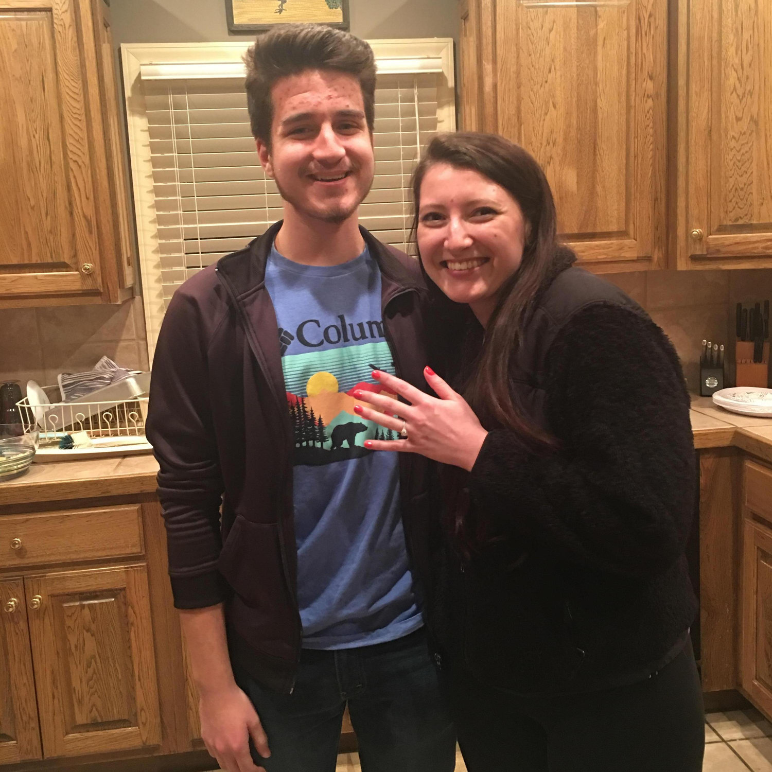The night we got engaged