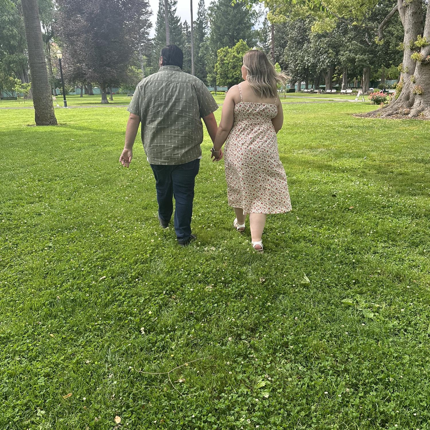 On our way to get engaged. Emma was still clueless.