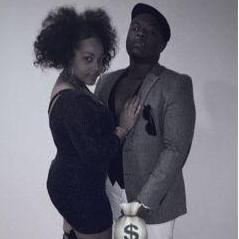 Halloween 2016... ShoBiz & his shawty. We drove to St. Joseph for a free Chipotle