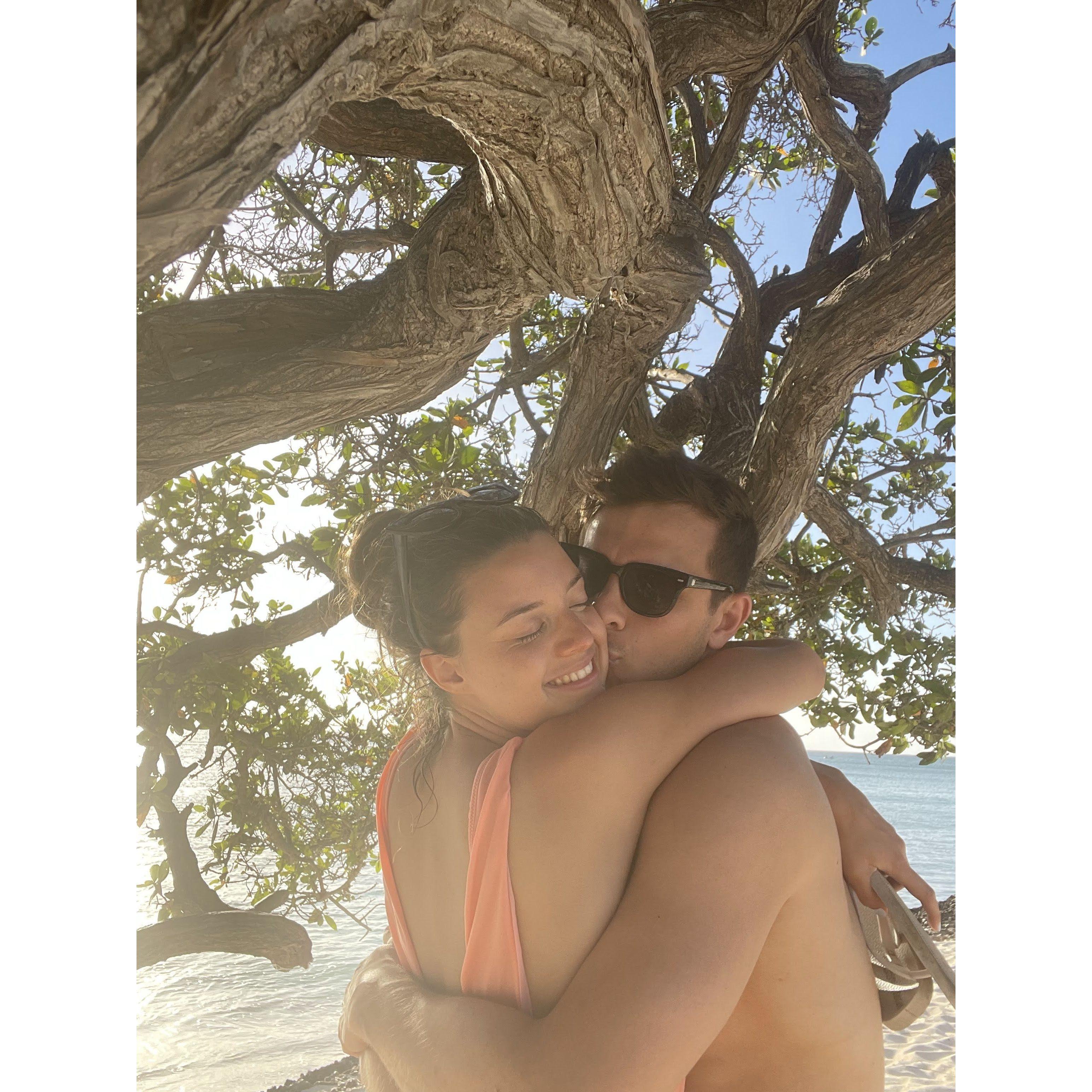 Summer 2021 - After 8 months apart, we reunited on the island of happiness, Aruba.