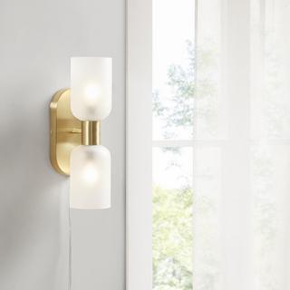 Dove Double Tube 2-Light Wall Sconce