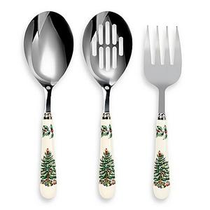 Spode® Christmas Tree 3-Piece Cutlery Serving Set