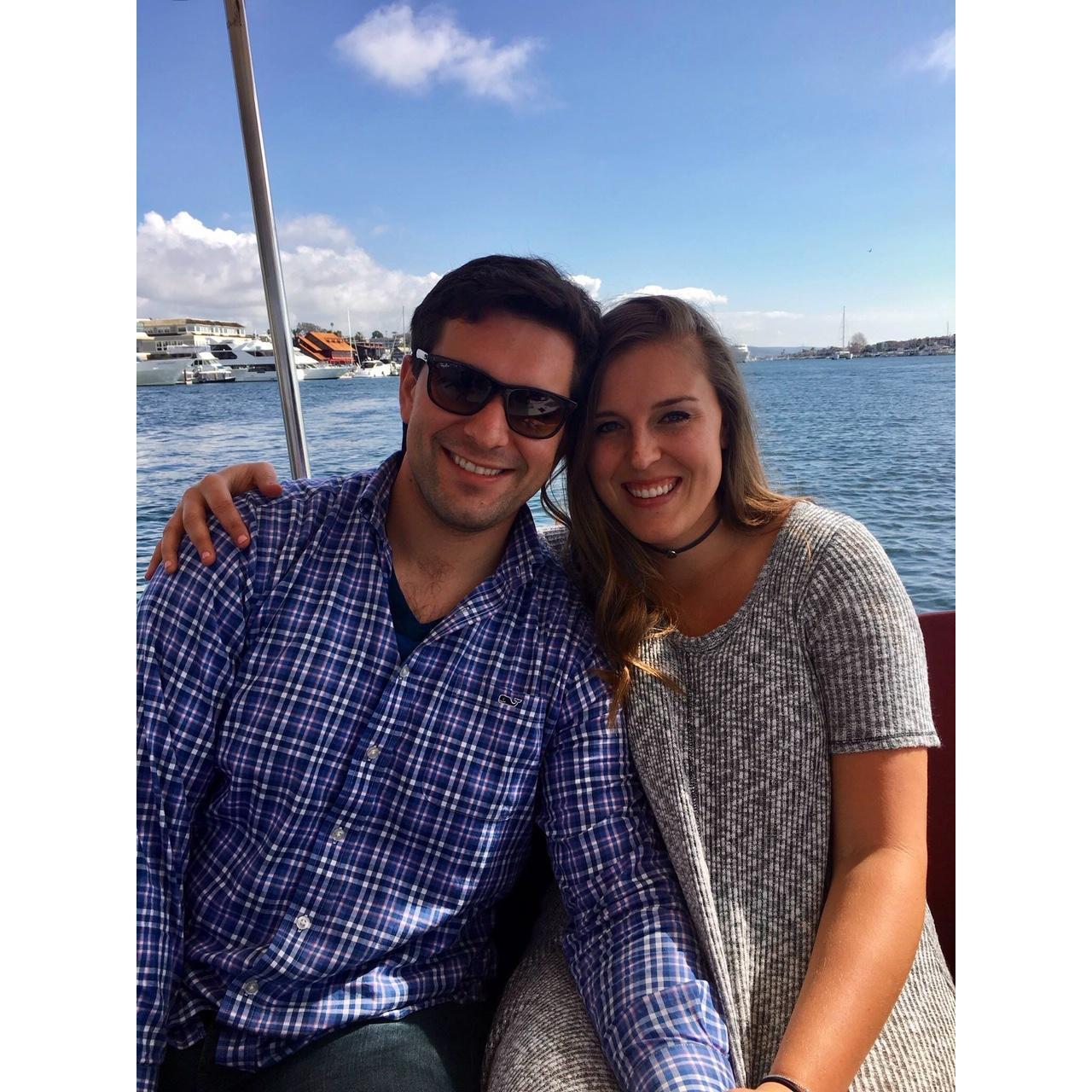 Our first weekend living in Newport Beach, Griff and I hosted 8 of my Wake Forest Volleyball teammates for my 25th birthday... what a trooper!