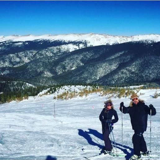 Colorado bluebird skies and skiing!