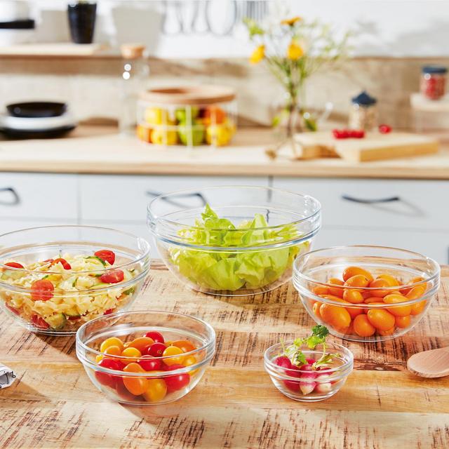 Luminarc 10-Piece Stackable Glass Bowl Set