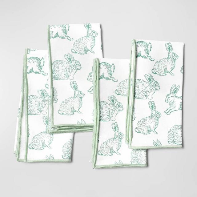 Rabbit Napkins, Set of 4