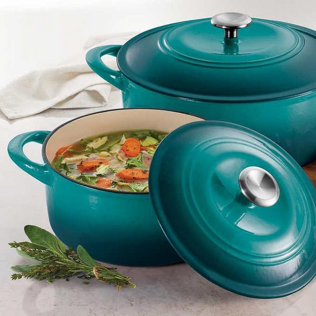 Tramontina Enameled Cast Iron Dutch Oven, 2-pack