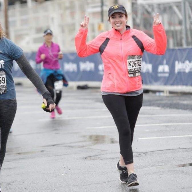 @BrooklynHalf - After starting her job as a corporate lawyer, Kate decided to run a half marathon in Brooklyn. By coincidence, she had just gone on a great first Hinge date with a boy from Brooklyn.