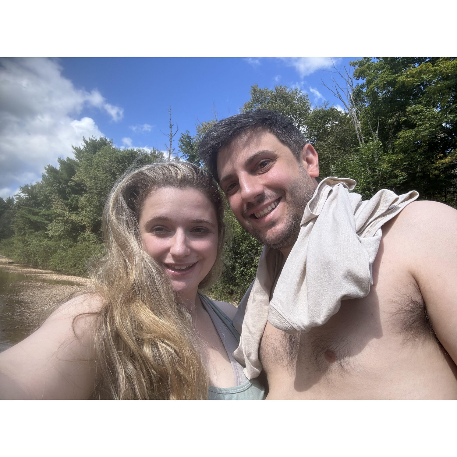 At our favorite place, the White Mountains!