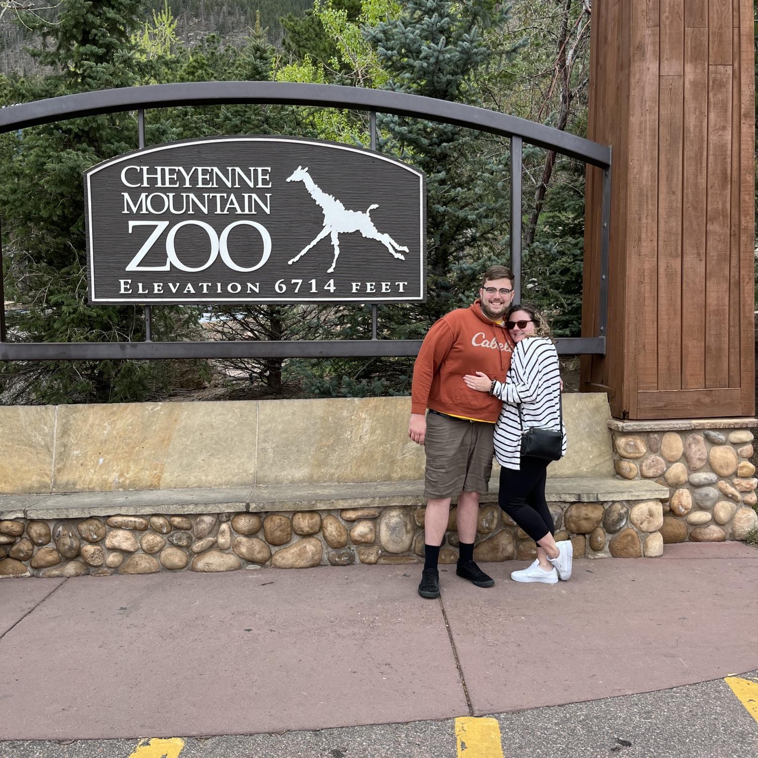 1-Year anniversary trip to the zoo in Colorado Springs