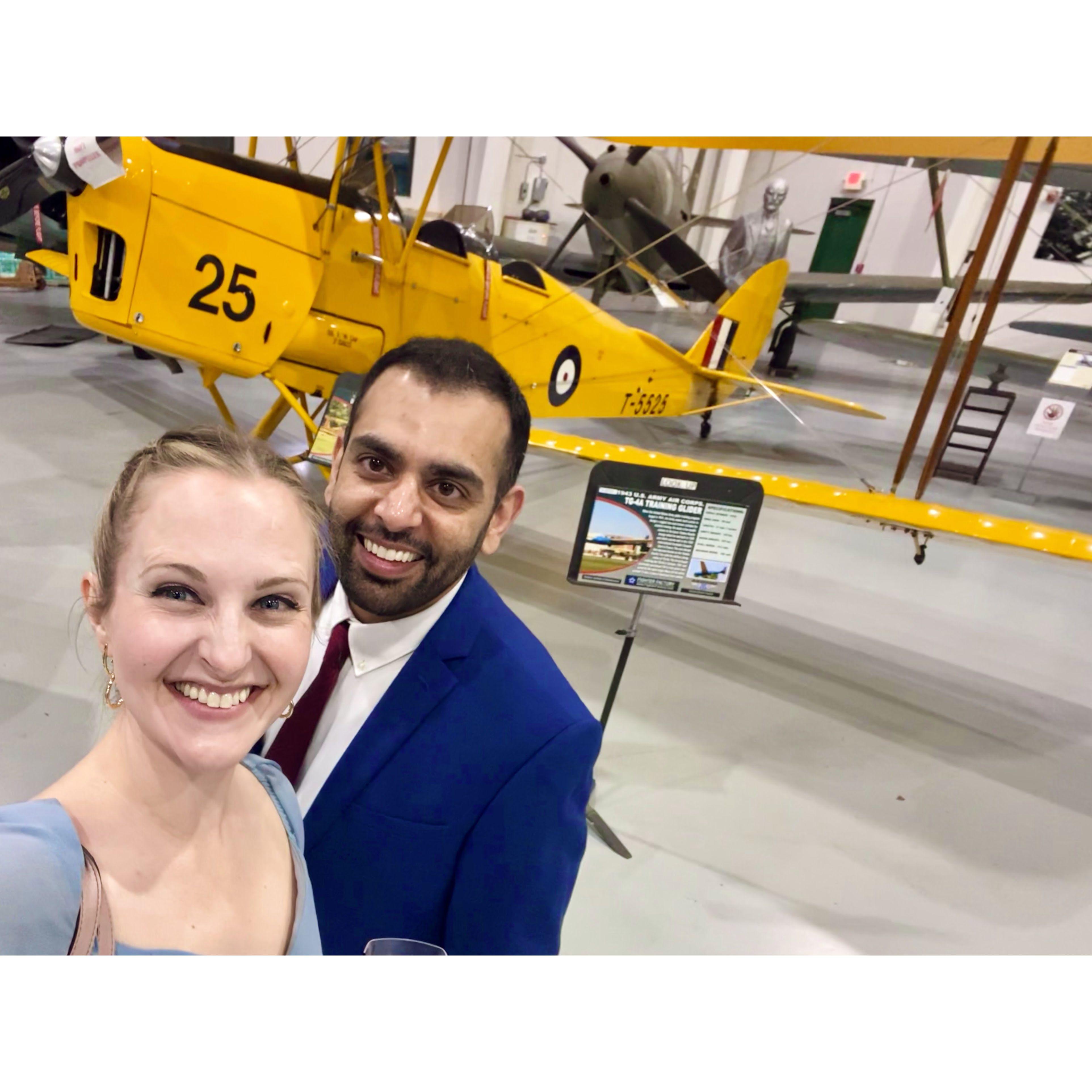 The Military Aviation Museum in Virginia Beach for a cousin’s wedding