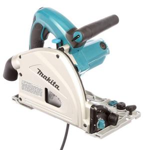 12 Amp 6-1/2 in. Corded Plunge Saw with 55 in. Guide Rail, 48T Carbide Blade and Hard Case